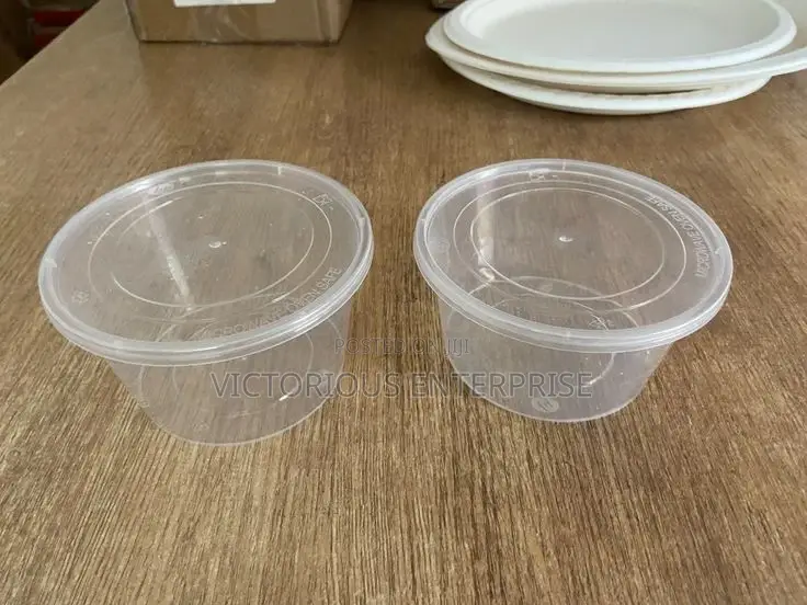 Premium Clear Plastic Bowl – For Hot Cold Food Packaging
