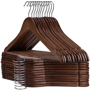 Dark Brown Wooden Clothes Hanger