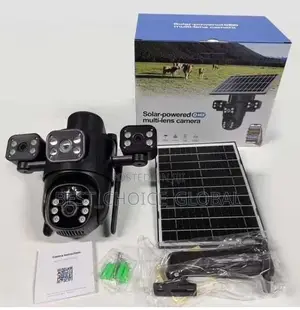 Solar Triple Lens Camera Outdoor Solar True Colorview