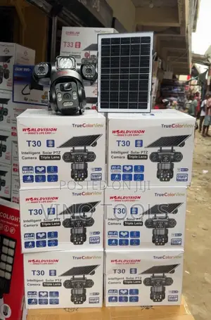 Triple Lens CCTV Camera