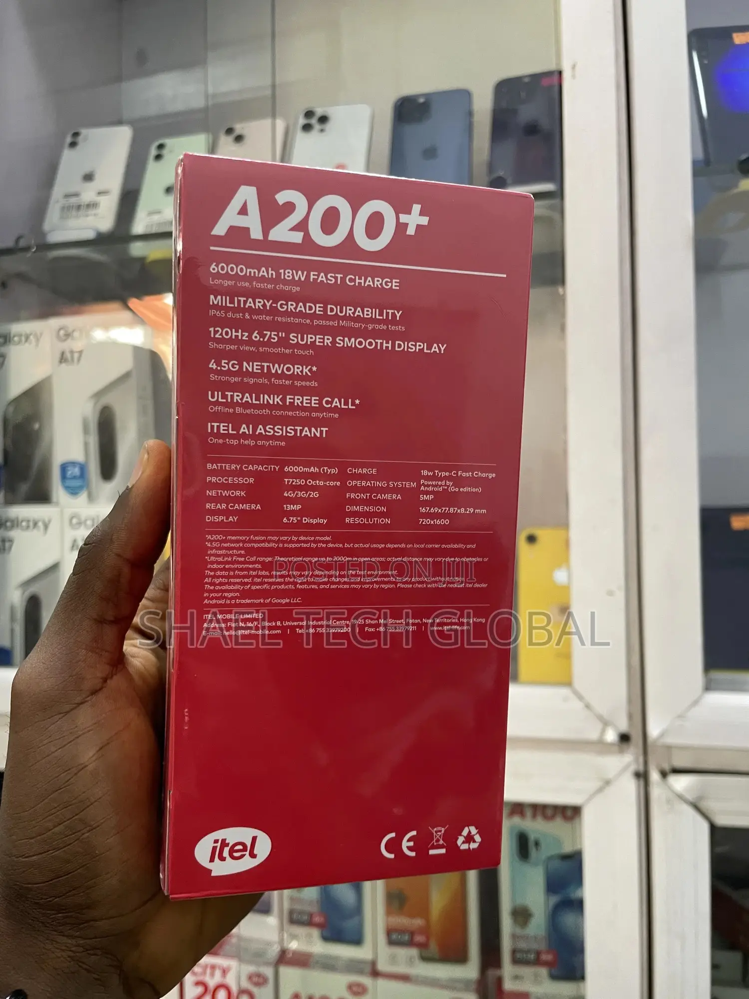 New Itel A200+ 128 GB