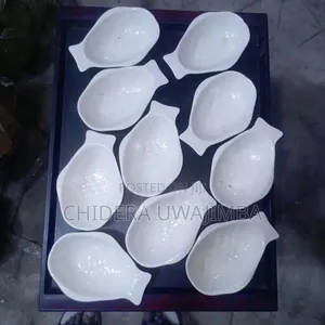 Kitchen Utensils and Ceramic Plates