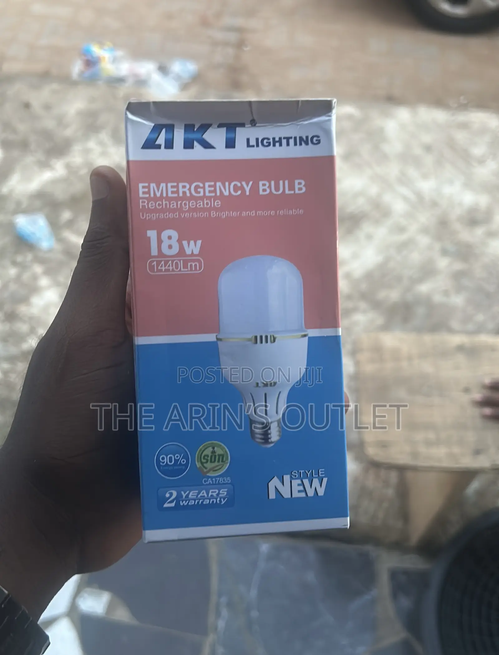 18w Akt Rechargeable Bulb
