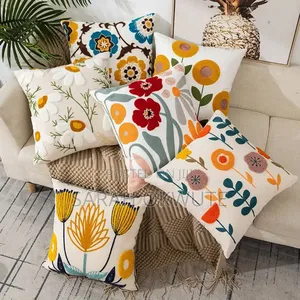 Embroidered Throw Pillows