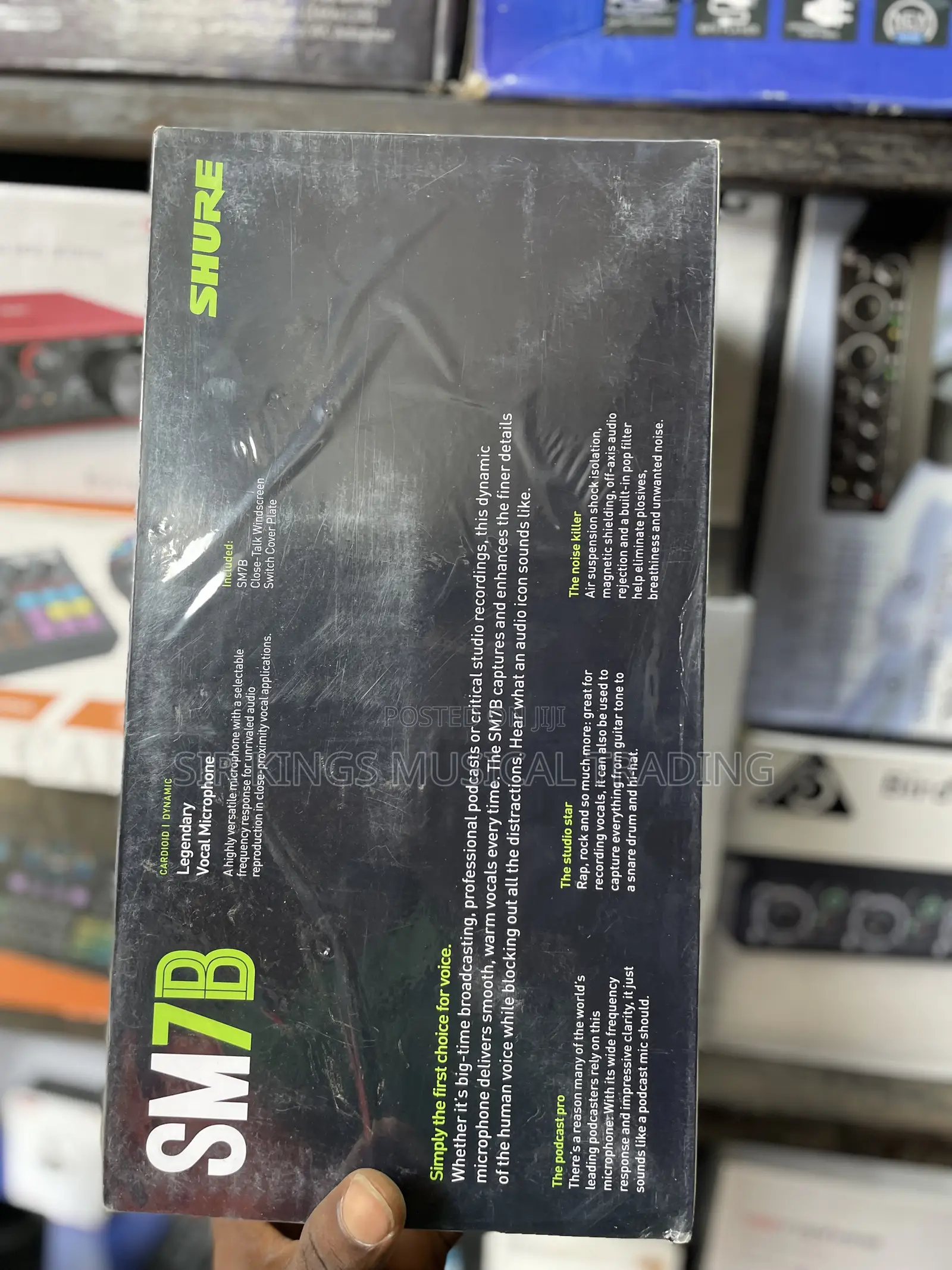 Shure Sm7b Professional Dynamic Microphone