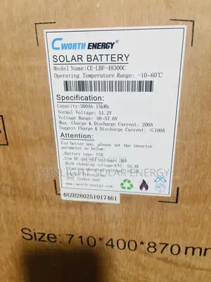 15kwh 300ah 51.2v C Worth Energy Lithium