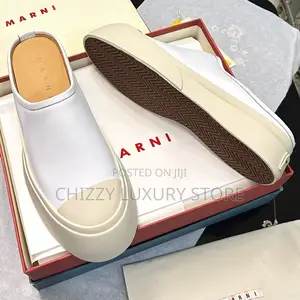 Marni Quality Luxury Men Genuine Leather Half Shoe