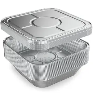 Luxury Aluminium Food Plate/Tray With Tight Lid – Events Restaurants