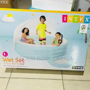 Intex Inflatable Swim Center Canopy Lounge Pool