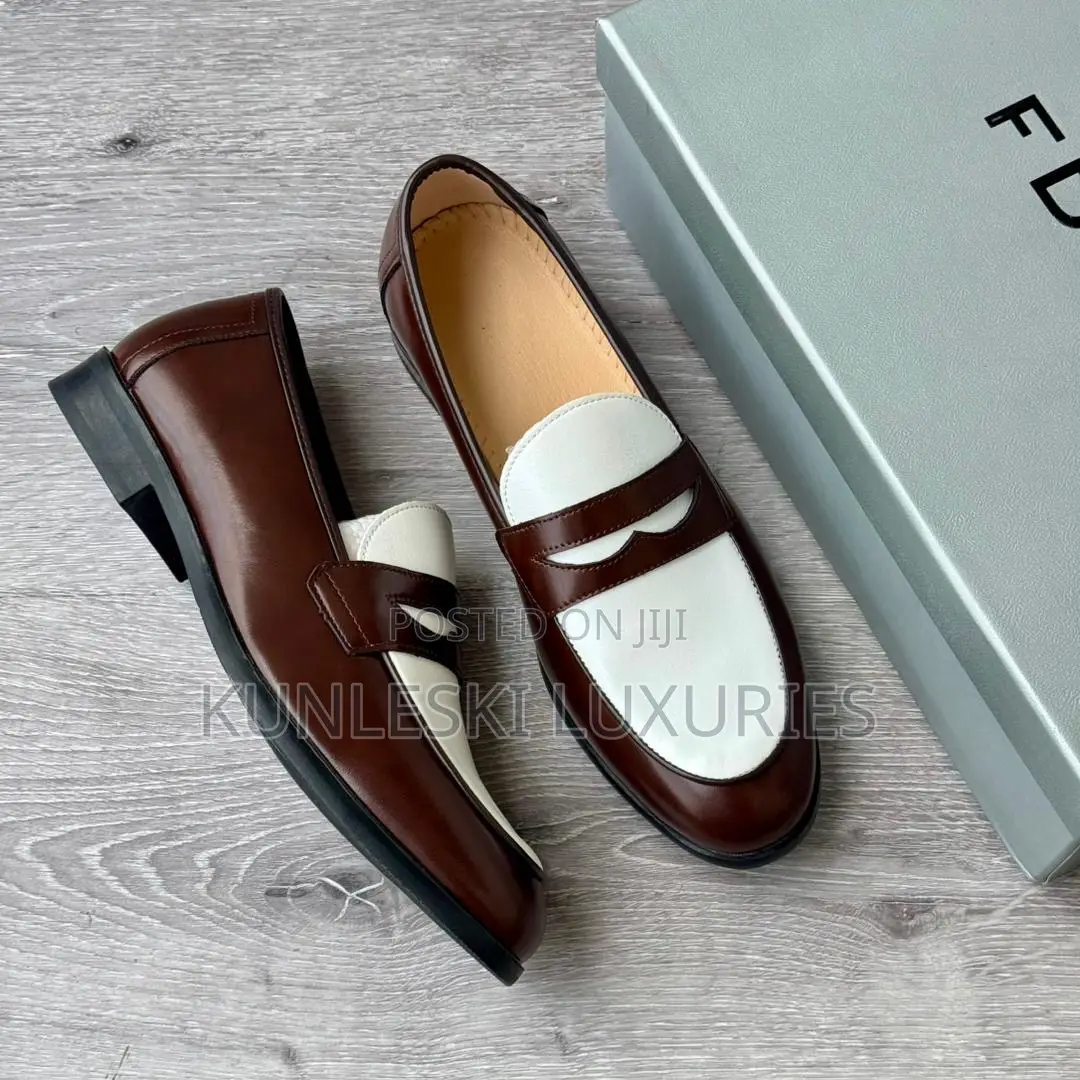 Original FDCP Two—Tone Penny Loafers Shoes