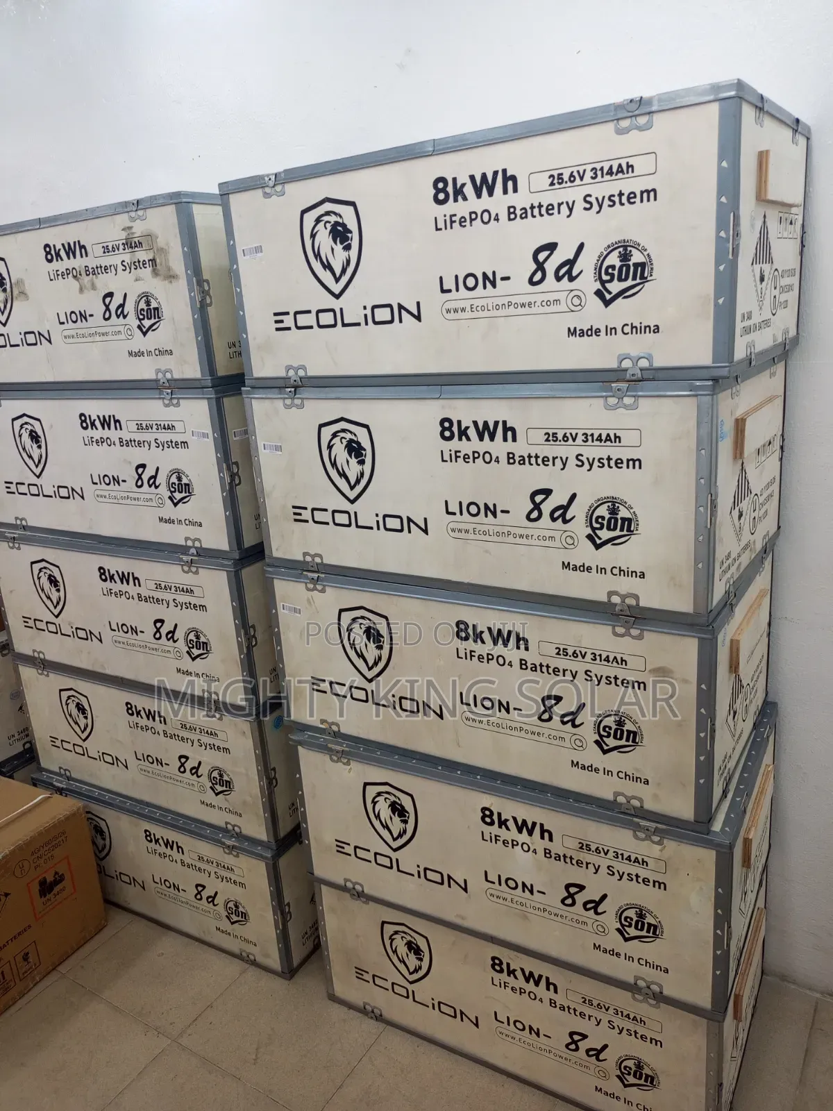 8kwh Eco Lion Lithium Iron Battery