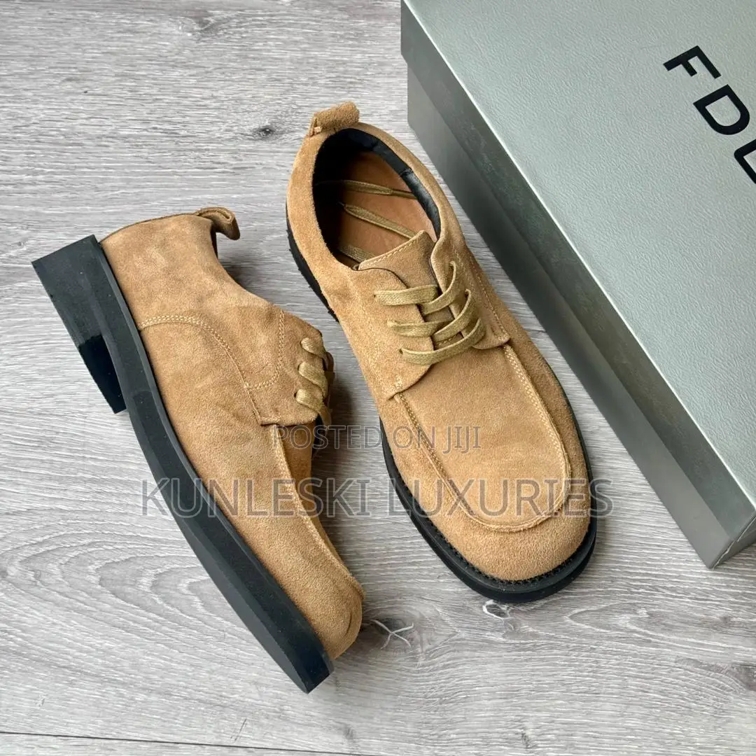 Original FDCP Derby Suede / Leather Lace Up Shoes for Men
