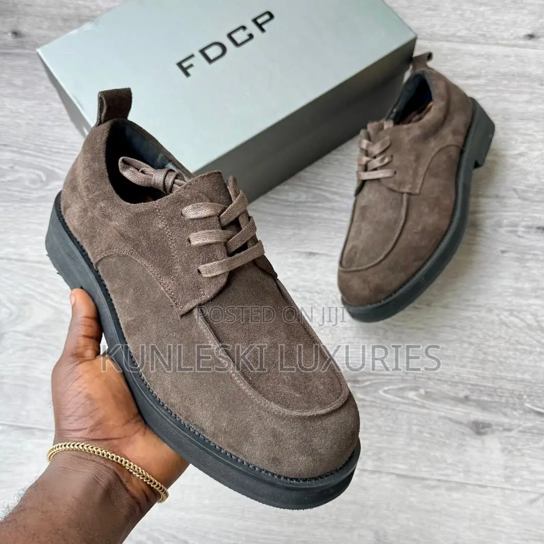 Original FDCP Derby Suede / Leather Lace Up Shoes for Men