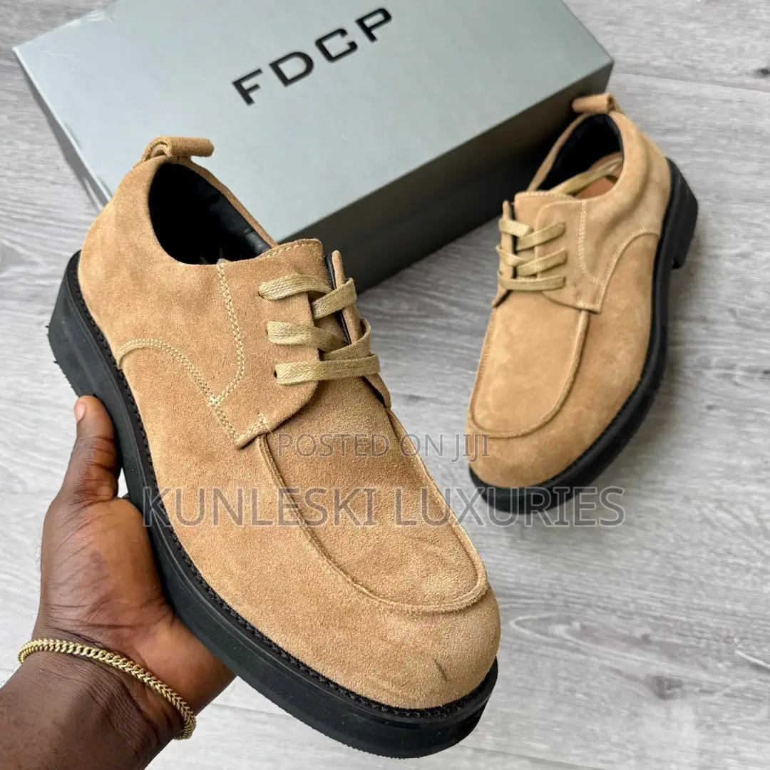 Original FDCP Derby Suede / Leather Lace Up Shoes for Men