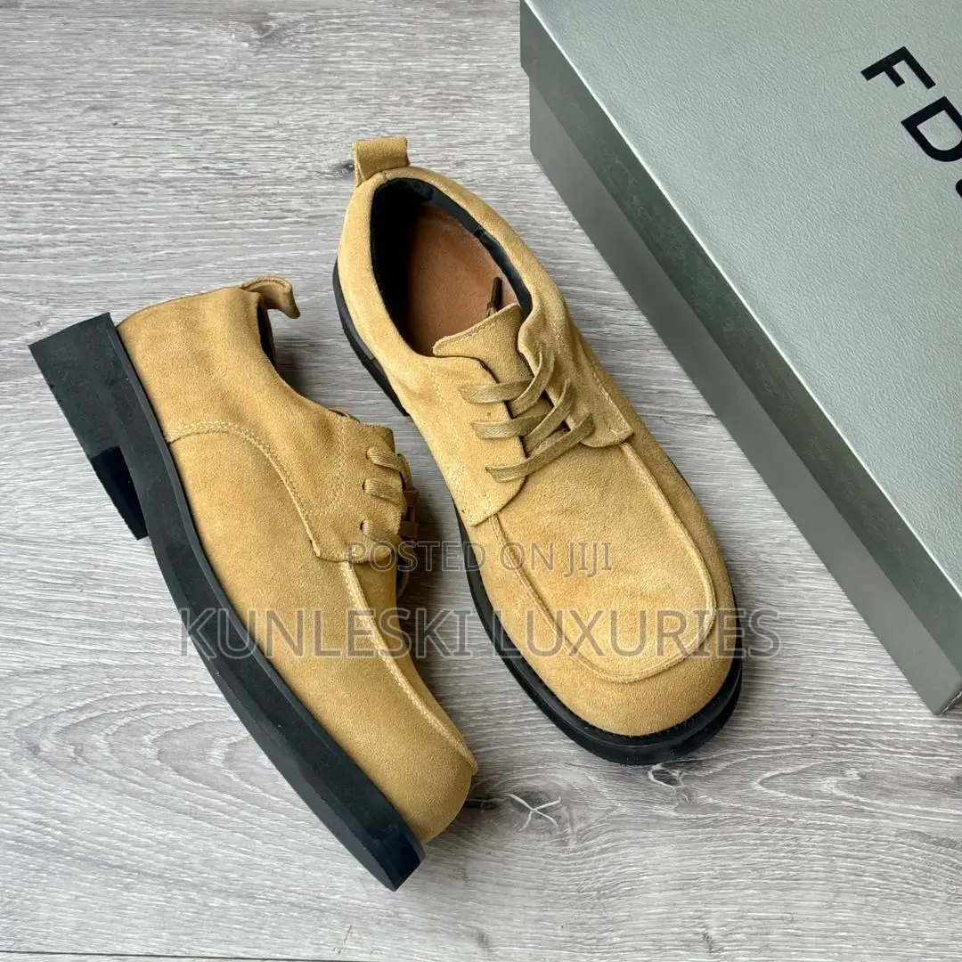 Original FDCP Derby Suede / Leather Lace Up Shoes for Men