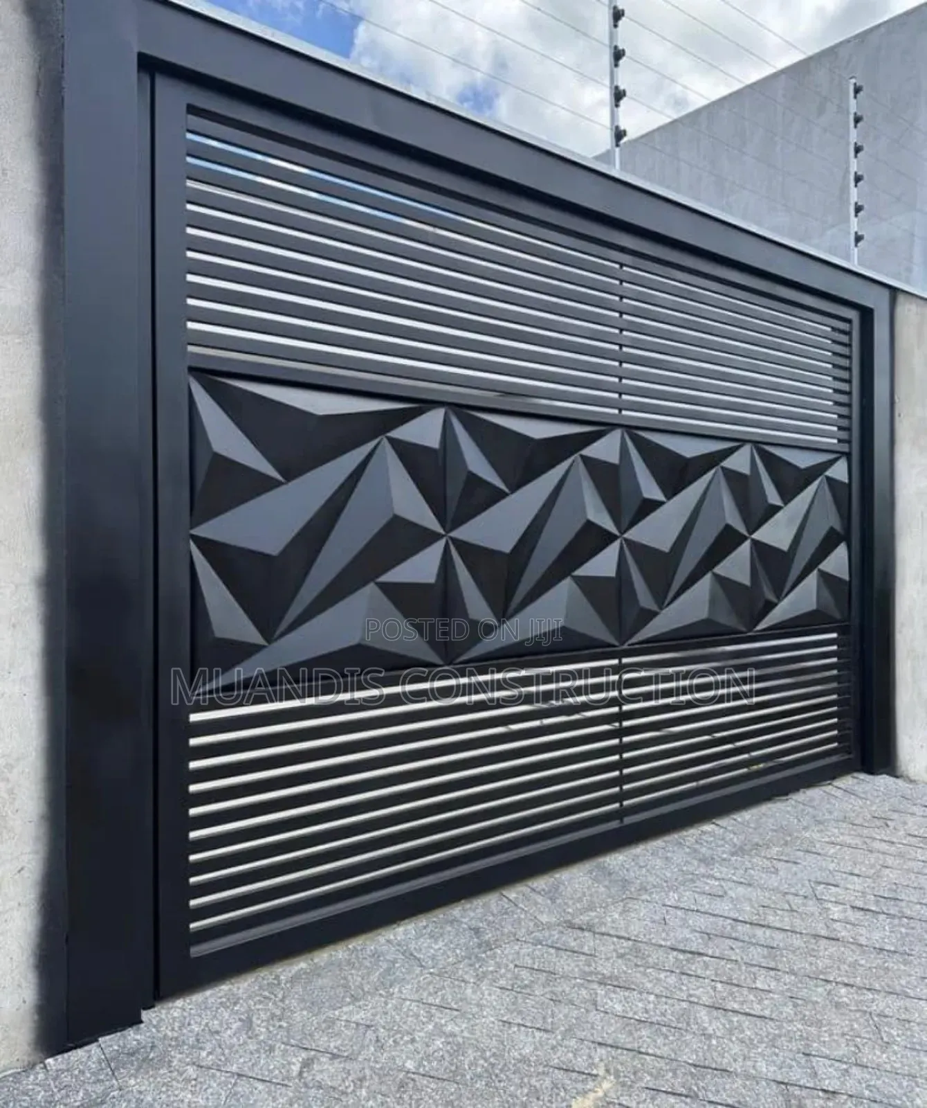 Diamond Design Plate Gate