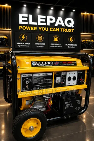 Elepaq Sv22000e High Performance Gasoline Generator – 6.5kw Heavy Duty