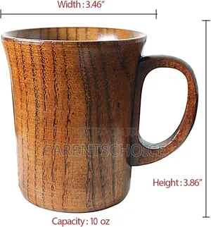 Wooden Coffee Beer Mugs - 300ml