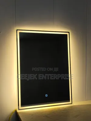 Square Led Mirror With 3 Ligth