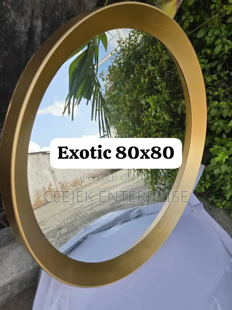 Oval Exotic Mirror