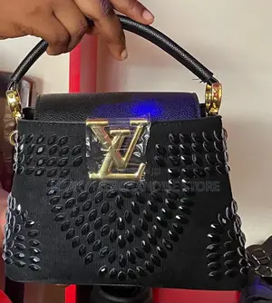 Black Leather Handbag
