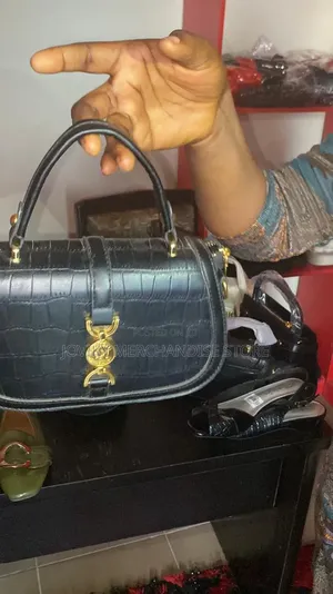 Black Leather Handbag
