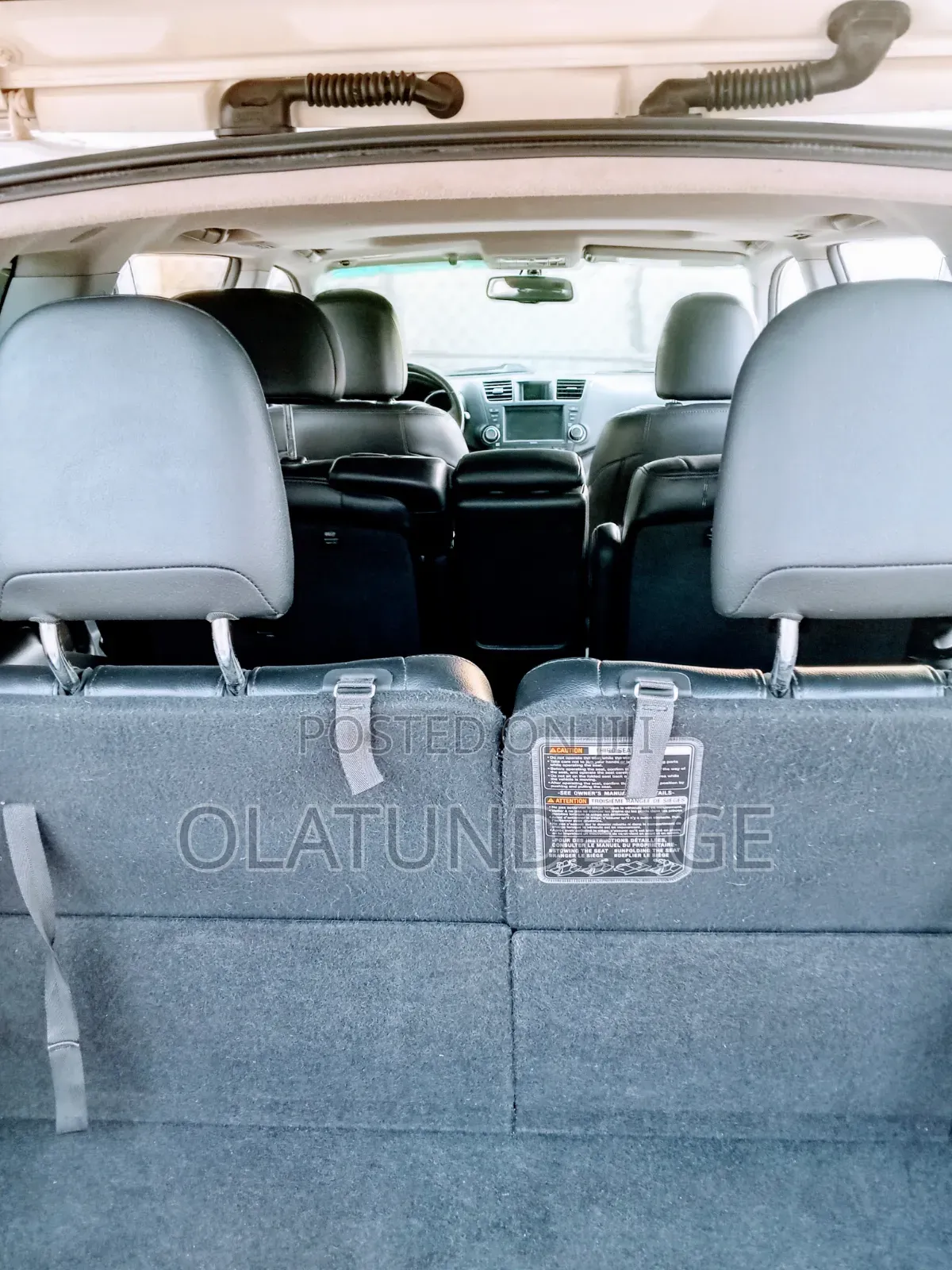 Toyota Highlander Limited 2012 White