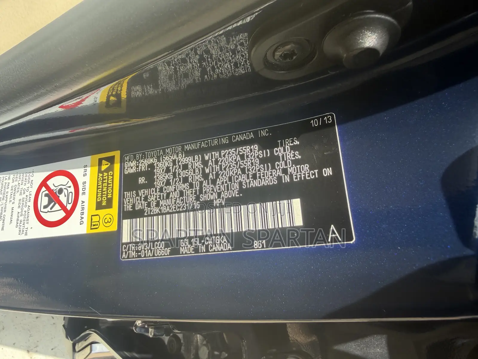Lexus RX 2014 Blue