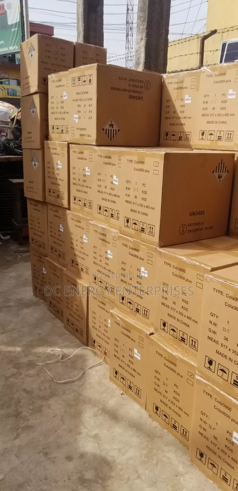 Colar 3.6kwh/1200w
