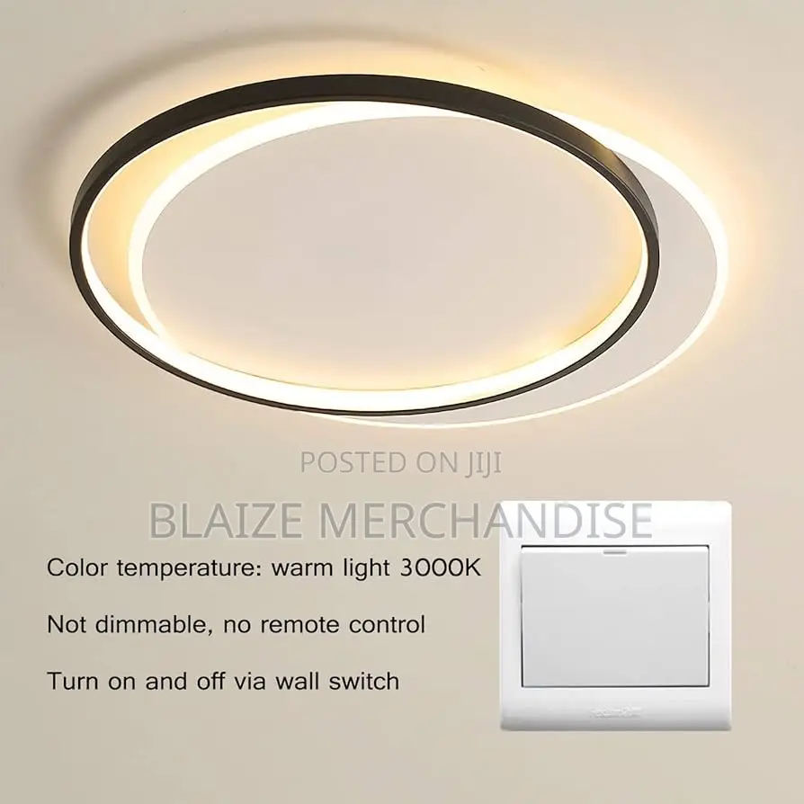 Three Light Colors Can Be Adjusted Led Flush Mount Ceiling Light