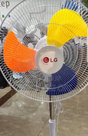 Lg 18-Inch Standing Fan With 3 Colours Blade.