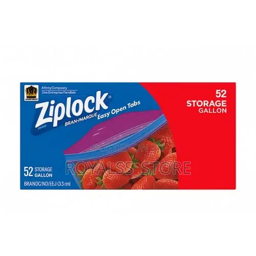 Ziploc Easy Open Tabs Storage Gallon Bags