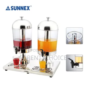 Sunnex 16l Stylish Buffet Equipment Stainless Steel Juicer Dispenser