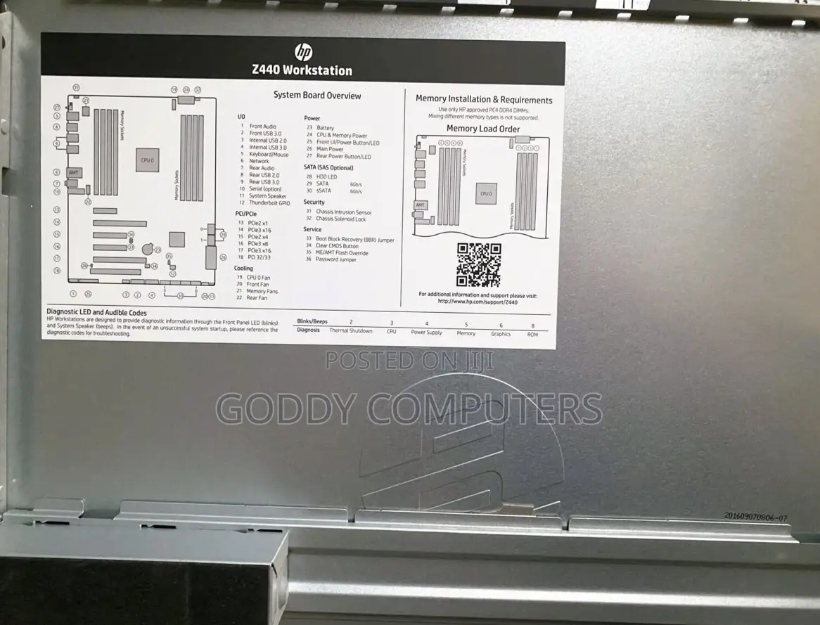 Desktop Computer HP Z440 32GB Intel Xeon HDD 1T