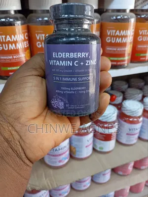Elderberry, Vitamin C+ Zinc (5 In Immune Support)
