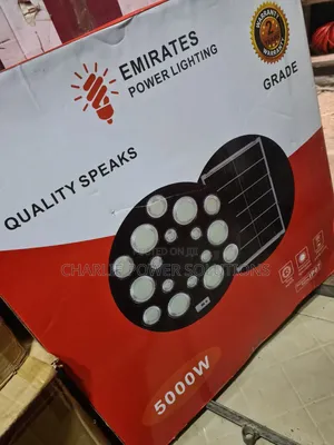5000watts Curcle Solar Streetlight