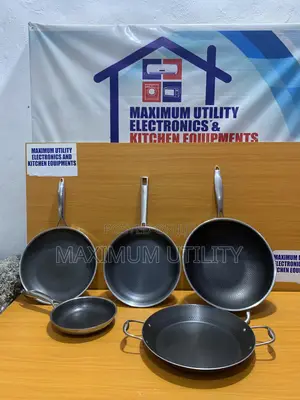 Non Stick in and Out Stainless Steel Fry Pans