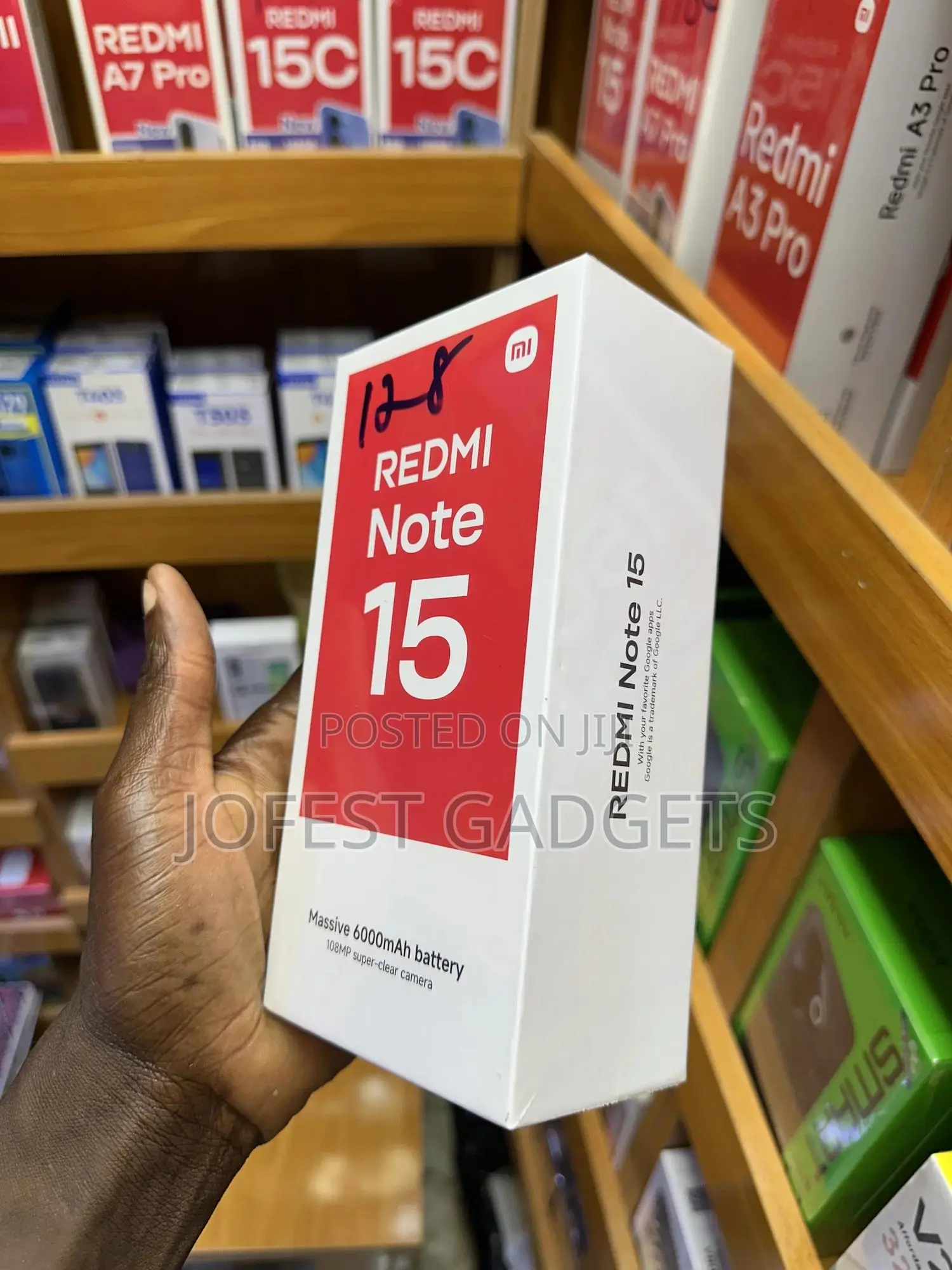 New Xiaomi Redmi Note 15 128 GB Black