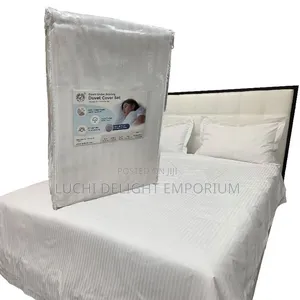 Premium Hotel Stripe Duvet Cover Set