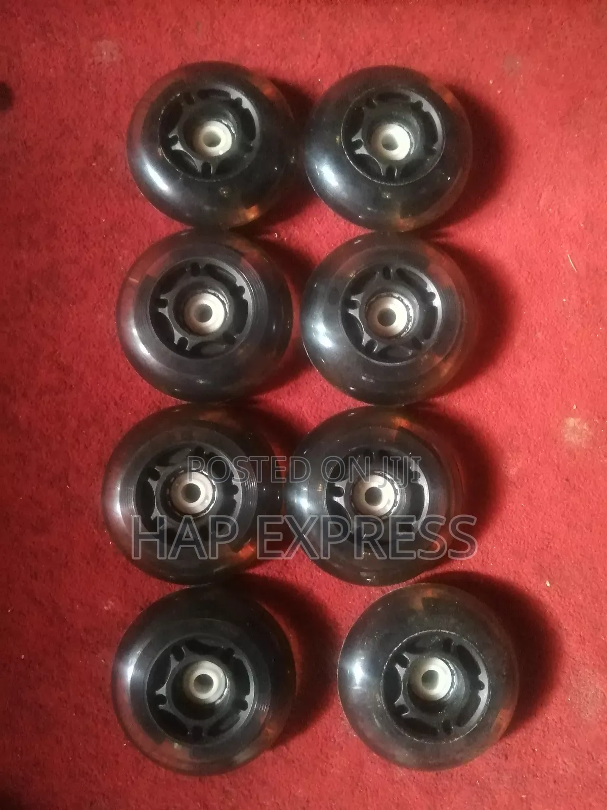 Skate Wheels 76mm With 4 Led