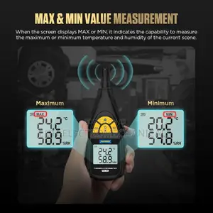 Digital Psychrometer; Humidity and Temperature Meter