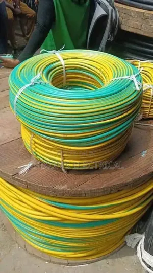 50mm,70mm PVC PVC Multiple Core Green and Yellow Cable