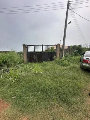 A Plot of Land With Fence and Gate at Unity Estate Laderin