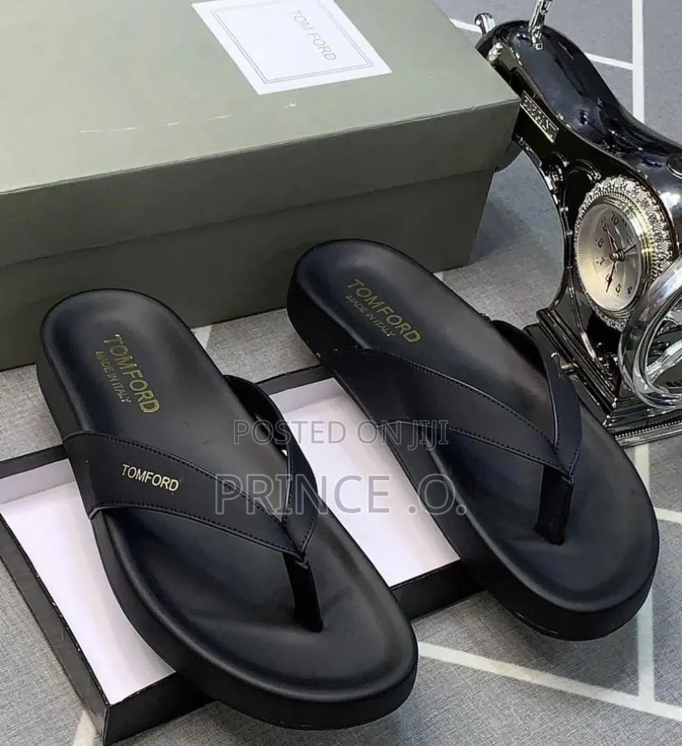 Leather Prada Unisex Slippers
