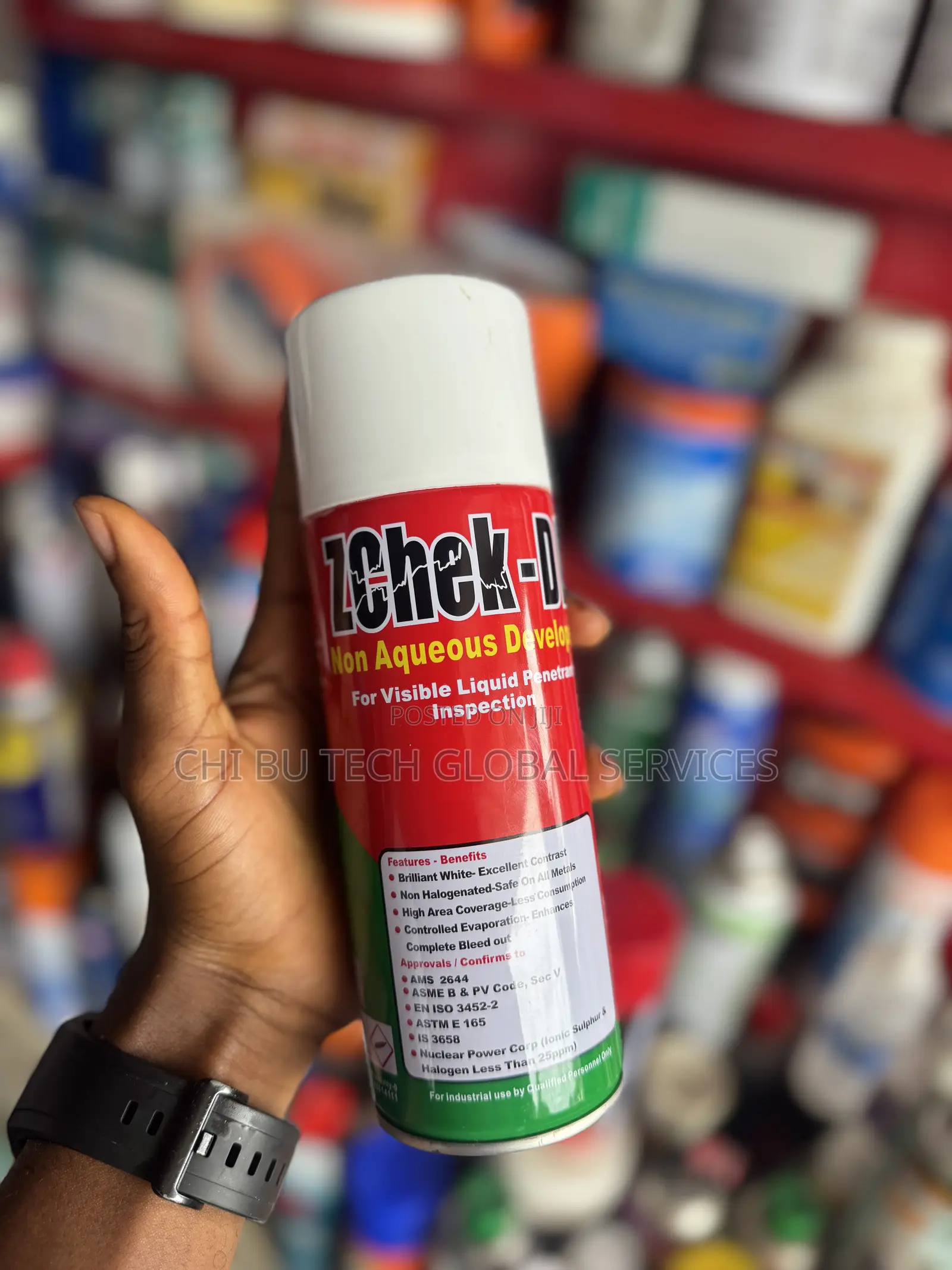 White Zchek Solvent Removable Penetrant