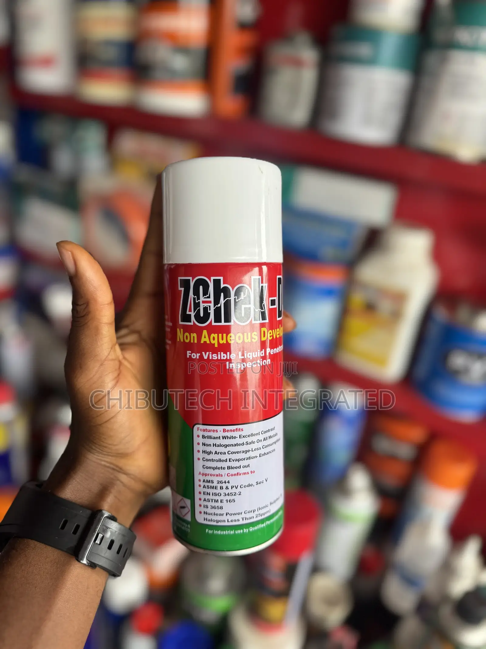 White Zchek Solvent Removable Penetrant