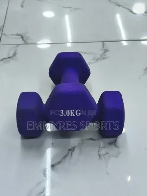 Pair of 3kg Aerobic Dumbbells