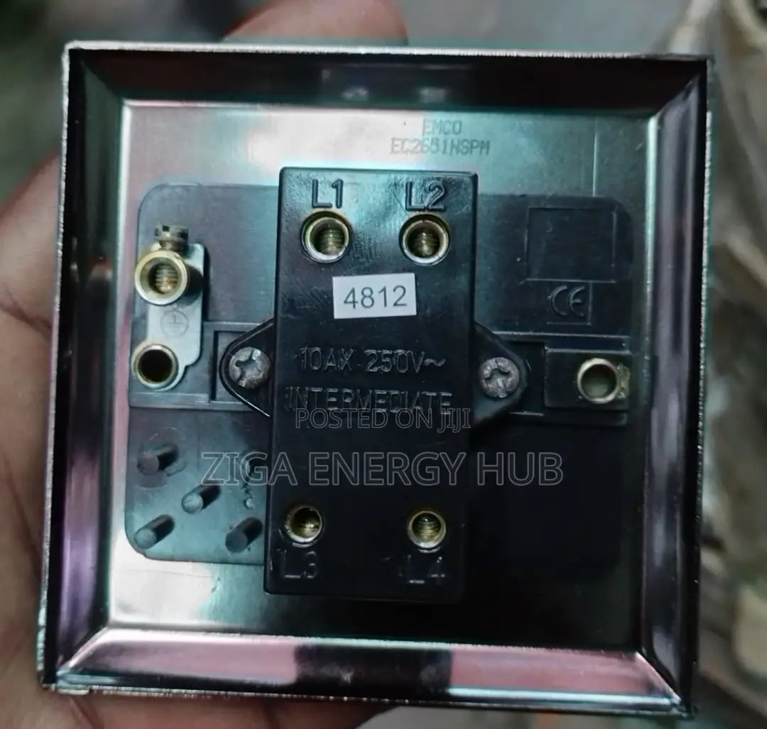 1 Gang Intermediate Switch Stainless