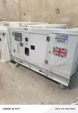 Brand New Perkins 60kva Soundproof Diesel Silent Lister Generator