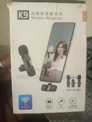 K9 Dual Wireless Microphone For Android And iPhone